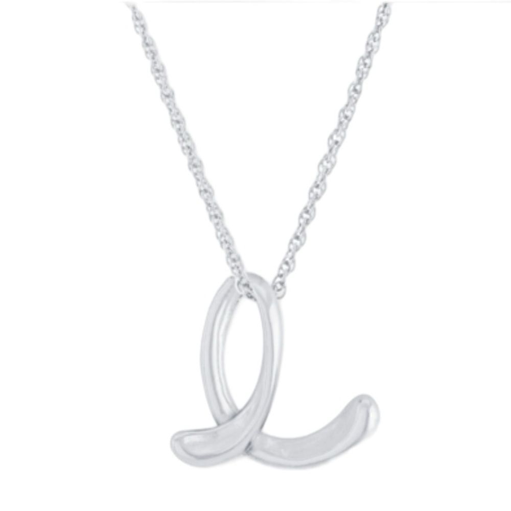NWT Giani Bernini  Sterling Silver 18 inch « e » necklace